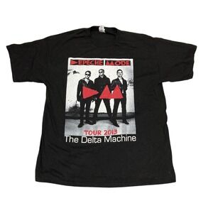Depeche Mode The Delta Machine Tour 2013 T-Shirt Black XL Concert Graphic Tee
